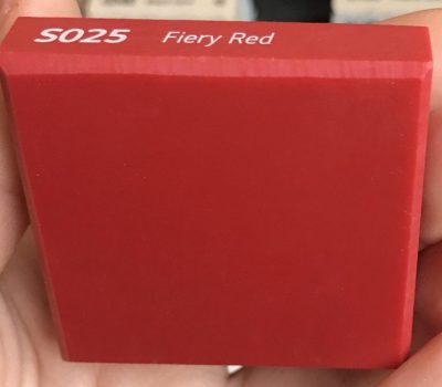 Hi-Macs S025 Fiery Red